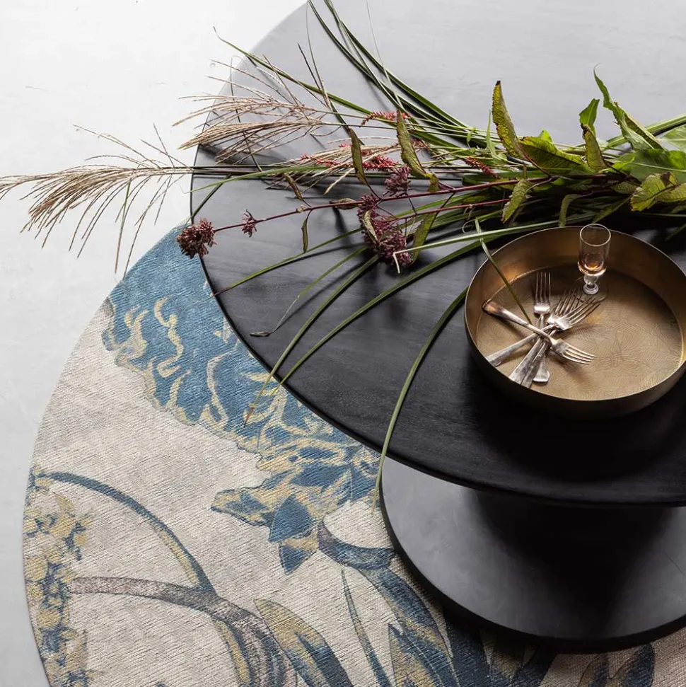 Japandi Teppich mit floralem Motiv - Zita