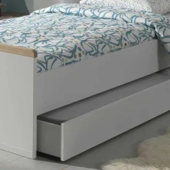 Jugend Schlafzimmer Möbel in Weiß - Eldrus (dreiteilig)