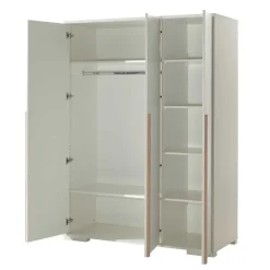 Jugend Schlafzimmer Möbel in Weiß - Eldrus (dreiteilig)