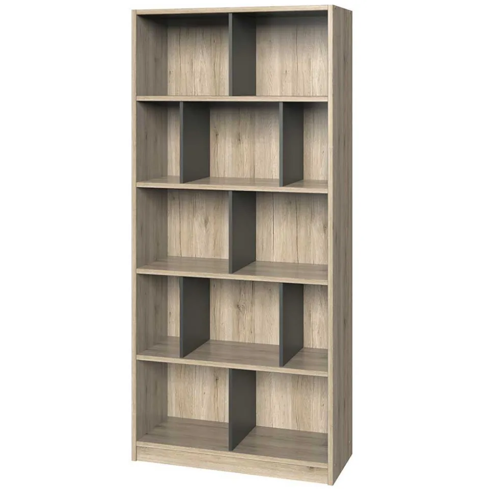 Jugendzimmer in Eiche San Remo Optik - Jilamenda (siebenteilig)