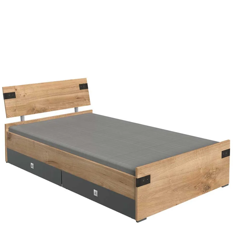 Jugendzimmer Möbel im Industry Style - Nilrem (fünfteilig)