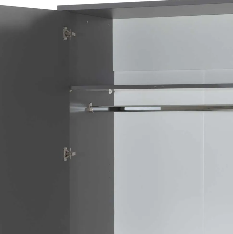 Jugendzimmer Möbel in Anthrazit - Navlius (vierteilig)