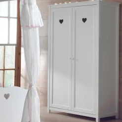 Jugendzimmer Möbel Set Grandory mit Himmelbett (dreiteilig)