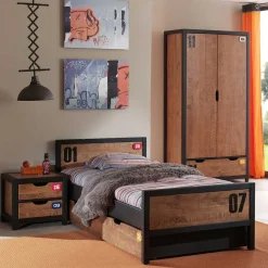 Jugendzimmereinrichtung Möbelset - Krefos I (dreiteilig)