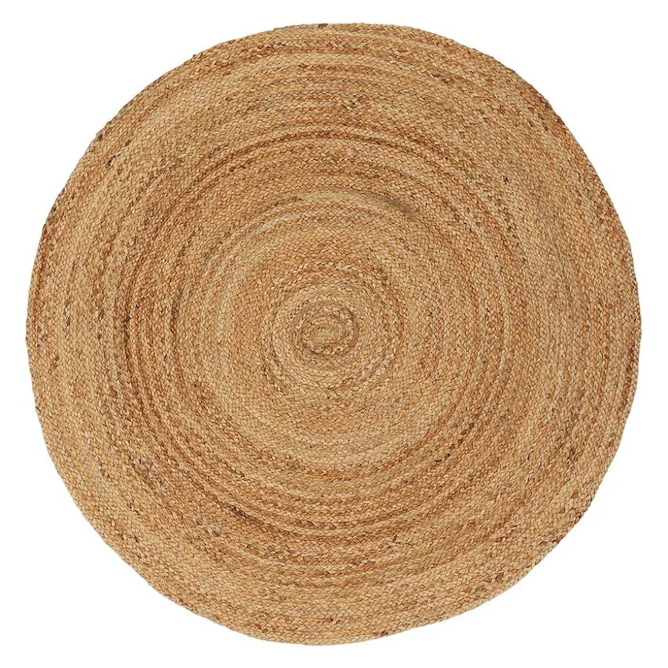 Jute Teppich in Rund - Uliano