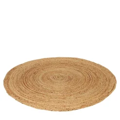 Jute Teppich in Rund - Uliano