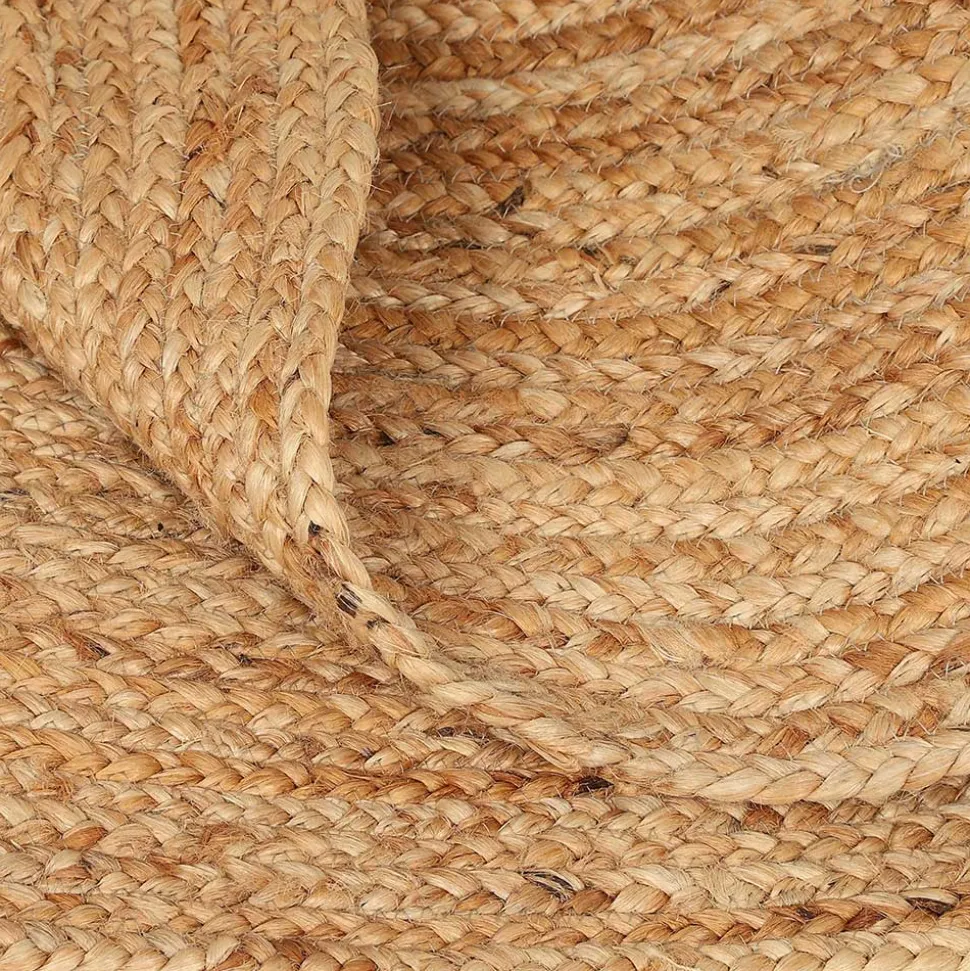 Jute Teppich in Rund - Uliano