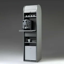 Kaffeeschrank Fortinos mit Rolladentür