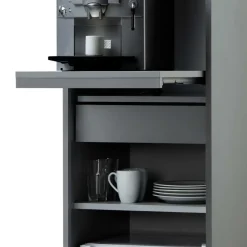 Kaffeeschrank Fortinos mit Rolladentür