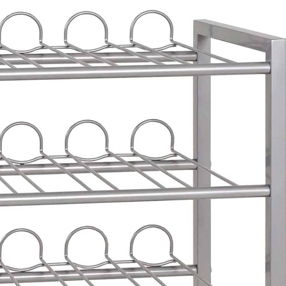 Küchen Flaschenregal Praki aus Stahlrohr