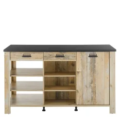 Küchenausstattung Möbel-Set mit Insel - Garisa (sechsteilig)