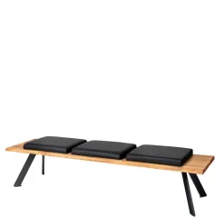 Küchenbank mit Leder Sitzpolstern - Piton