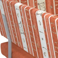 Küchen-Eckbank in Orange und Buche Natur - Nenya