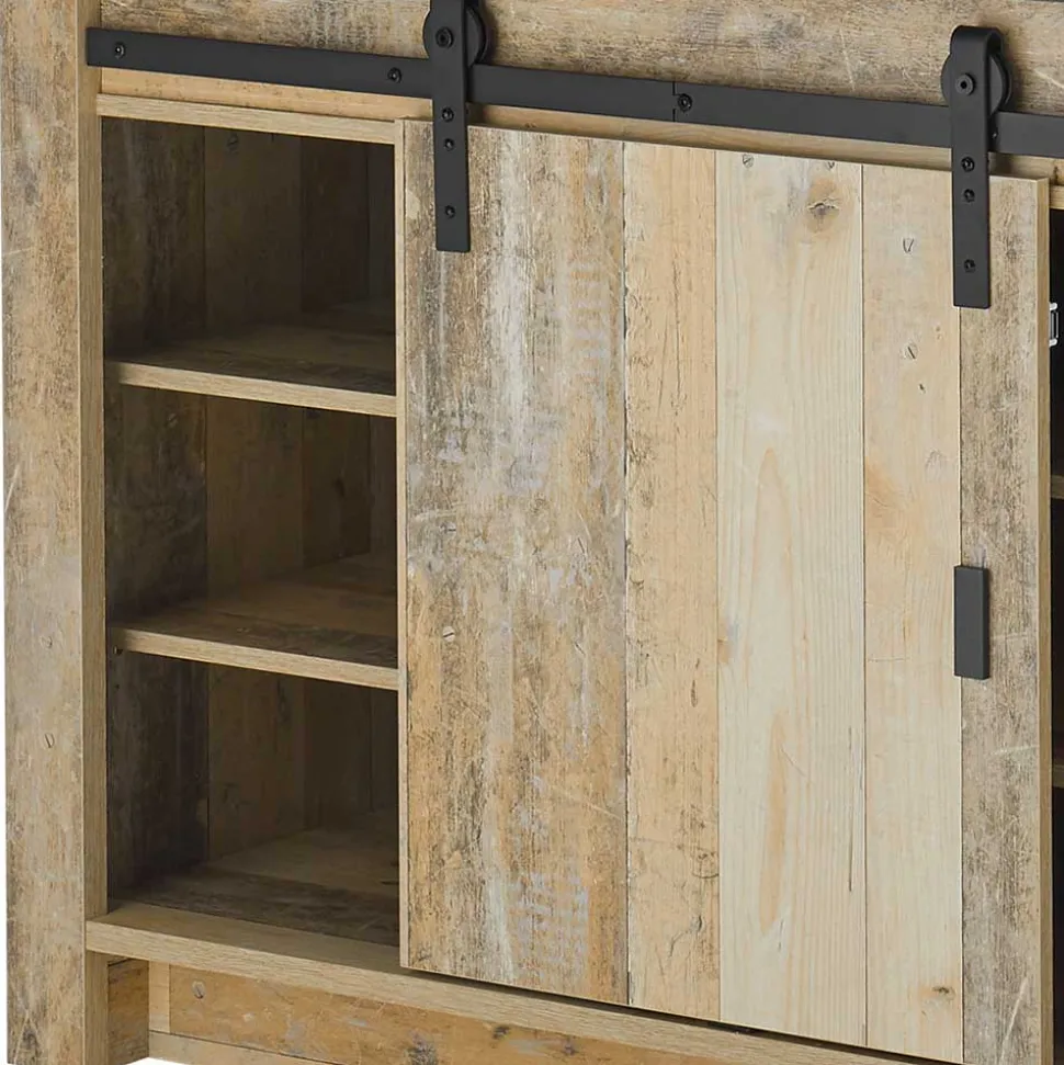 Küchen-Einrichtung mit Insel Set - Garisa (siebenteilig)