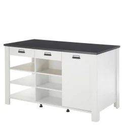 Kücheneinrichtung mit Insel - Eture (siebenteilig)