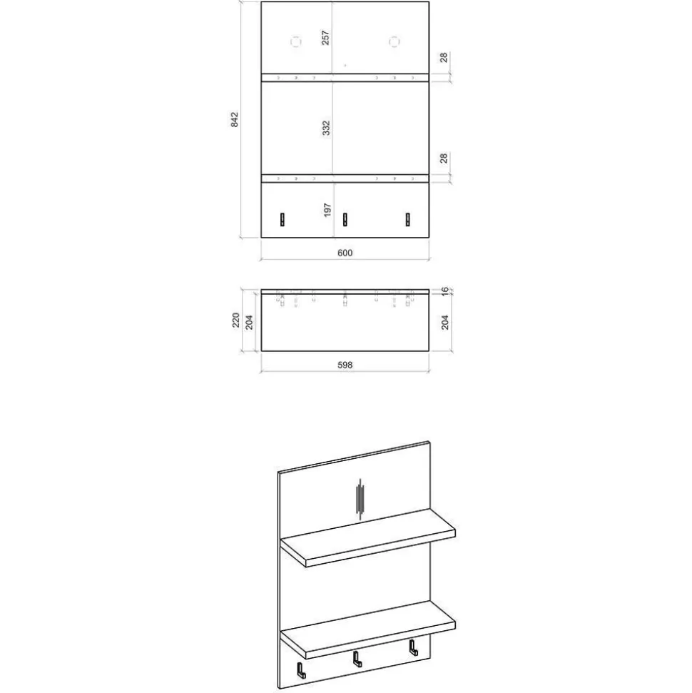 Küchenmöbel mit Insel Set - Eture (fünfteilig)