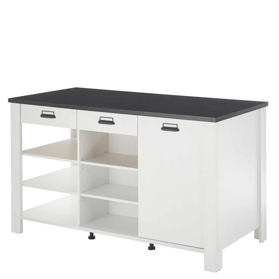 Küchenmöbel mit Insel Set - Eture (fünfteilig)