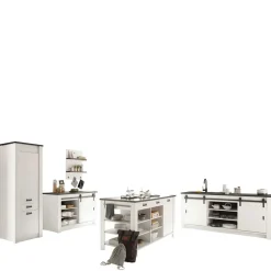 Küchenmöbel mit Insel Set - Eture (fünfteilig)