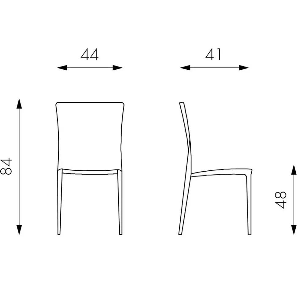 Küchenstuhl Annbrit in Hellgrün (4er Set)