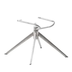 Küchenstuhl aus Leder und Edelstahl - Simael (2er Set)