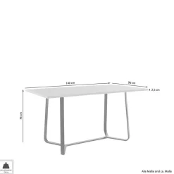 Küchentisch in Holzoptik Wildeiche - Ofarello