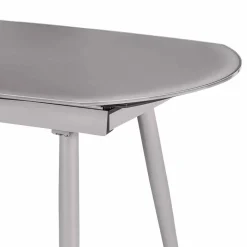 Küchentisch Sectian aus Glas Grau