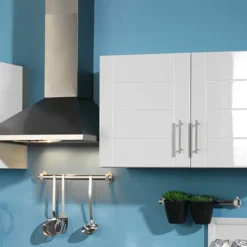 Küchenzeile Flemingo in Hochglanz Weiß (sechsteilig)