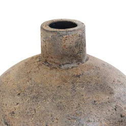 Keramik Blumenvase in Graubraun - Bombasti