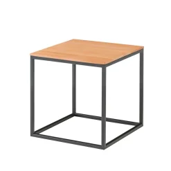 Kernbuche Beistelltisch im Würfeldesign - Sidrana