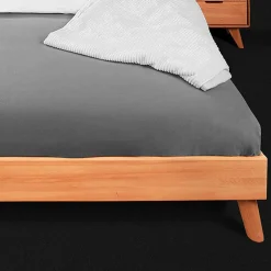 Kernbuche Holzbett in Überlänge 210 cm - Junola I