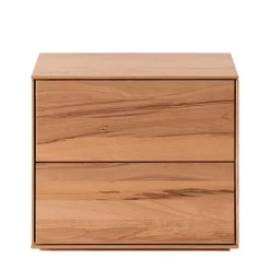 Kernbuche Nachttisch mit zwei Schubladen - Stephens