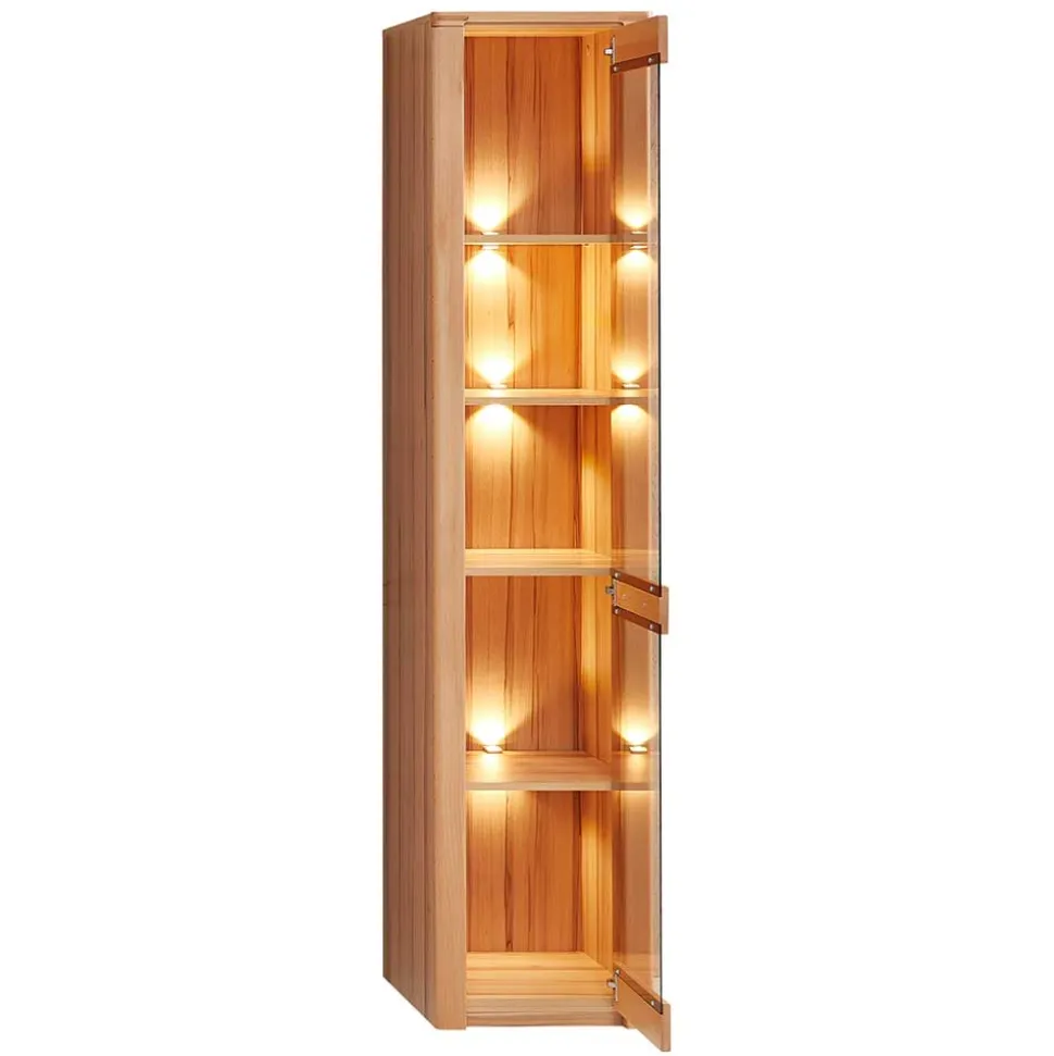 Kernbuche Vitrine mit einer Tür - Amyonta