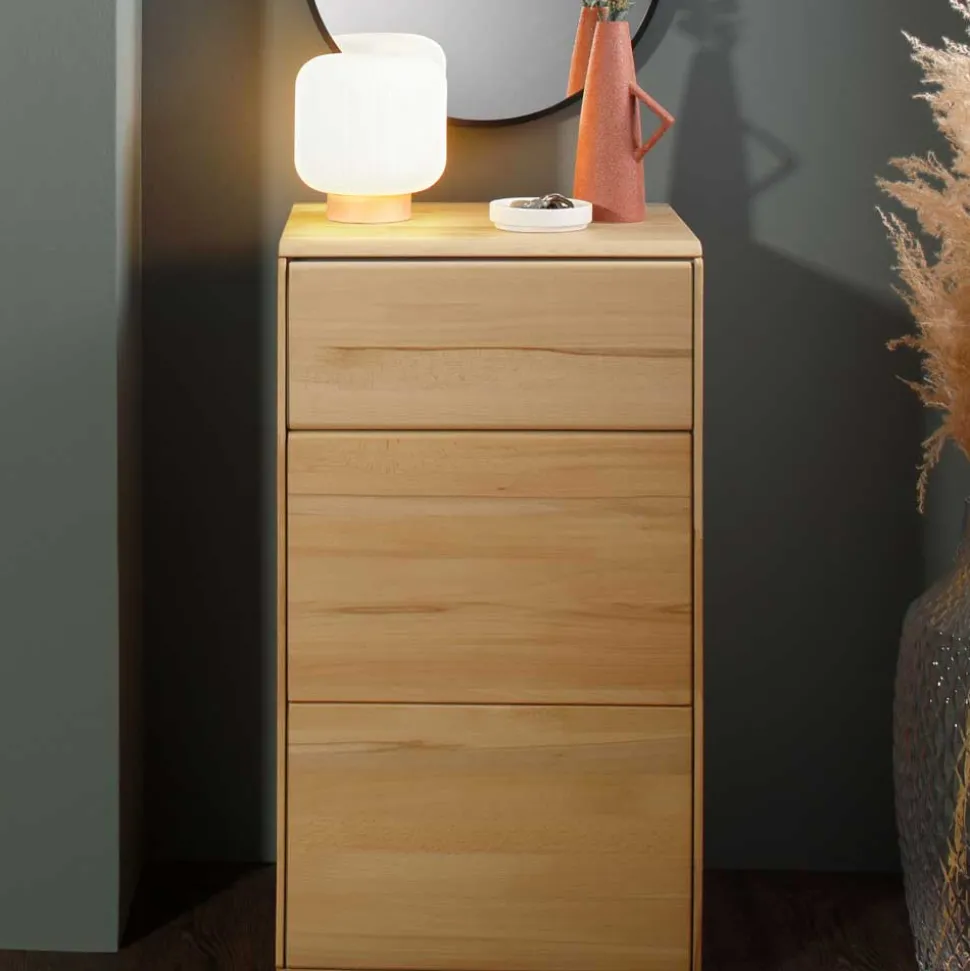 Kernbuchenholz Kommode mit Schublade - Namgon
