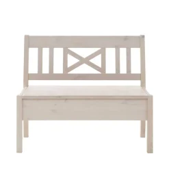 Kiefer Sitzbank Onesti mit Truhe
