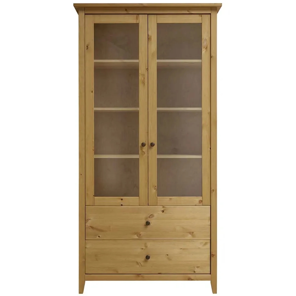 Kiefer Vitrinenschrank geölt & gebeizt - Jessma