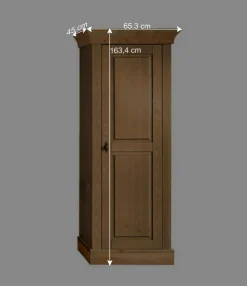 Kiefer Wohnwand Piatra teilmassiv gelaugt und geölt (dreiteilig)