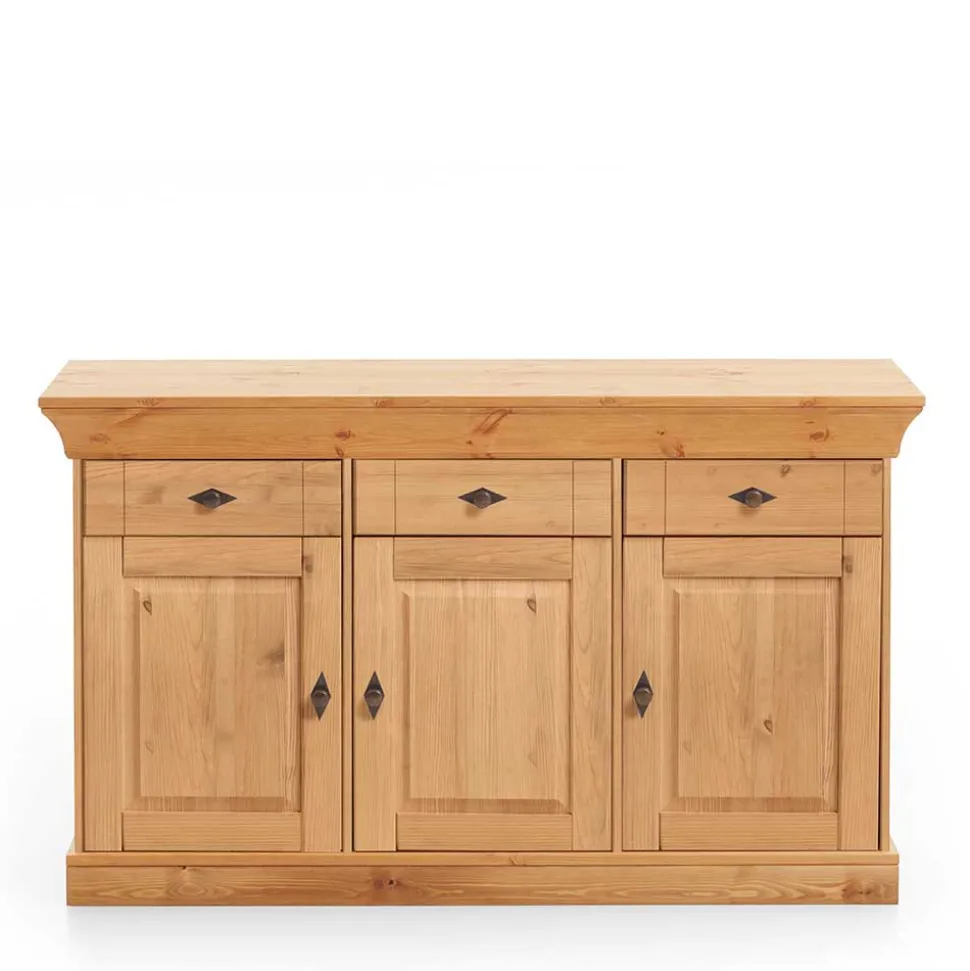 Kiefer-Massivholz Sideboard Piatra im Landhausstil