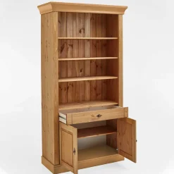 Kiefernholz Landhaus Regal 108x203x45 cm - Piatra