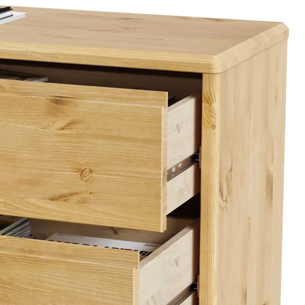 Kiefernholz Schreibtisch gebeizt und geölt - Malpelo