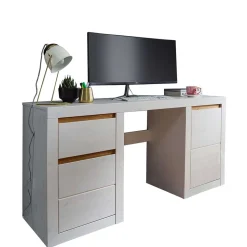 Kiefernholz Schreibtisch modern - Meuvrun