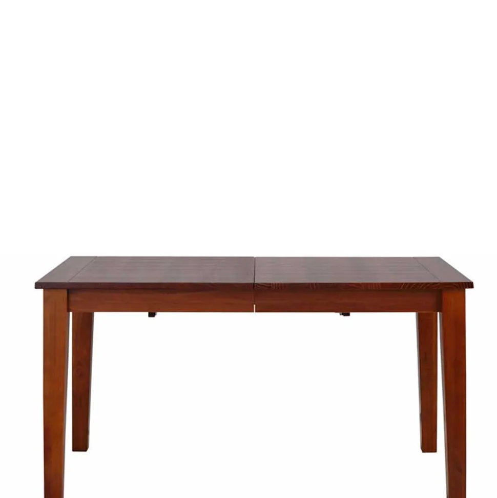 Kiefernholz Tisch in Braun lackiert - Marrone