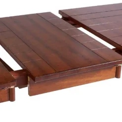 Kiefernholz Tisch in Braun lackiert - Marrone