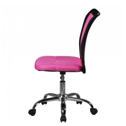 Kinder Drehstuhl in Pink & Schwarz - Rai