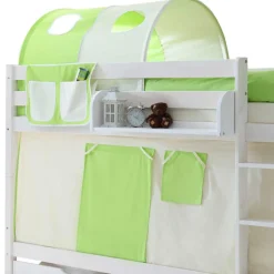 Kinder Holz Etagenbett in Weiß - Denys