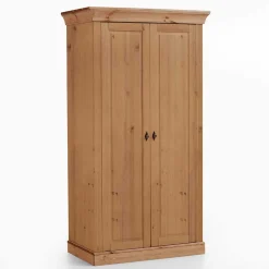 Kinder Kleiderschrank in Kiefer Laugefarben - Piatra