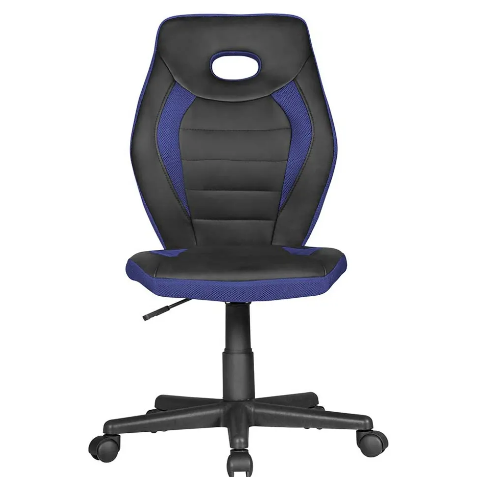 Kinder Schreibtisch-Stuhl in Schwarz Blau - Maksim