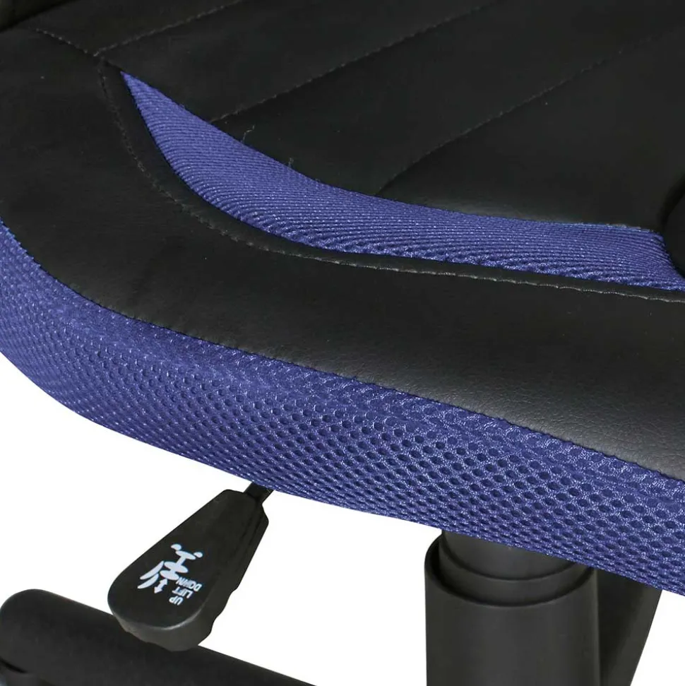 Kinder Schreibtisch-Stuhl in Schwarz Blau - Maksim