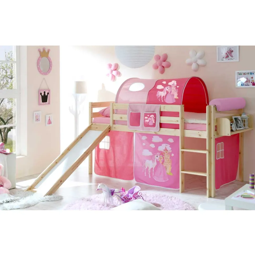 Kinderbett Round mit Rutsche