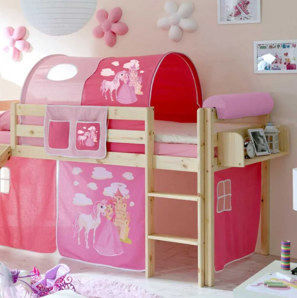 Kinderbett Round mit Rutsche