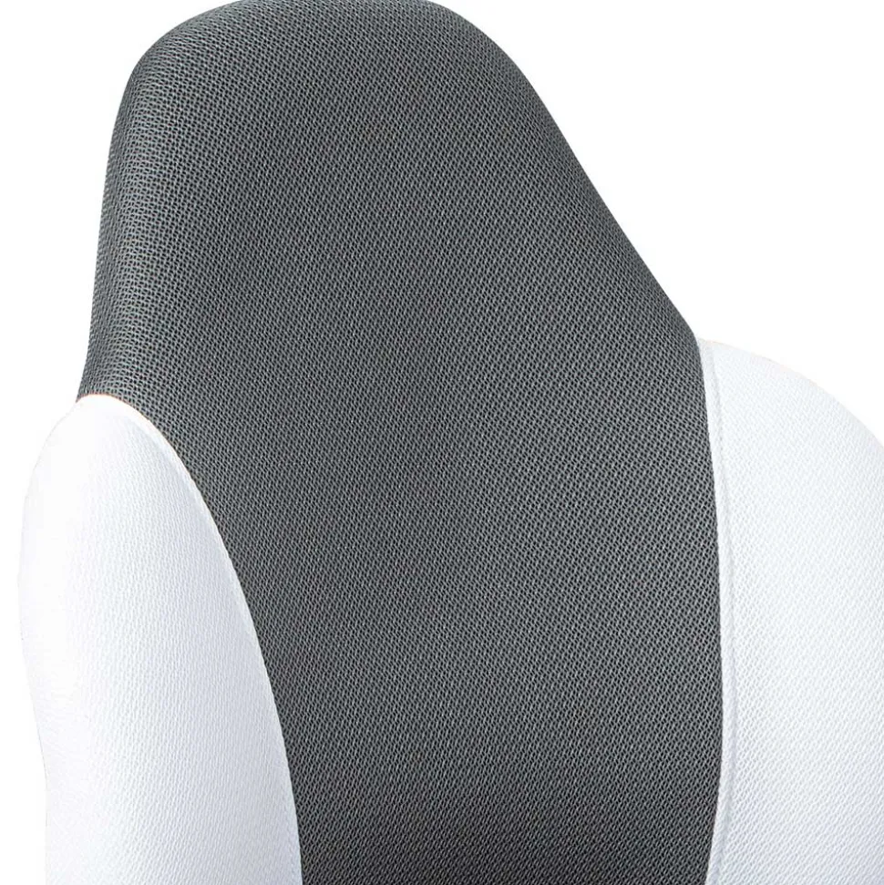 Kinderdrehstuhl in Dunkelgrau & Weiß - Macress